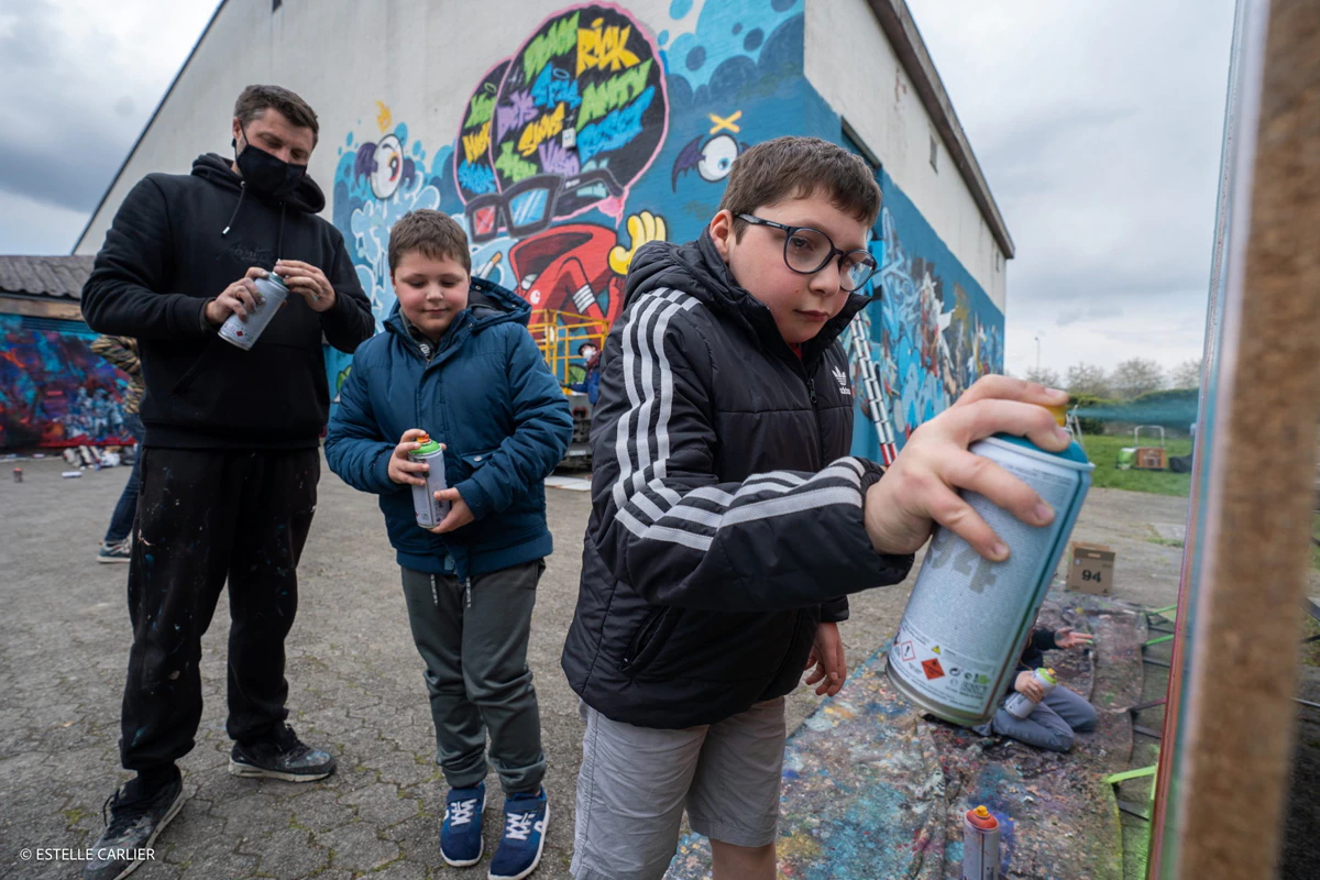 Reportage photo pour l'événement de Street Art en Belgique : Battle graffiti - Estelle Carlier Photographe